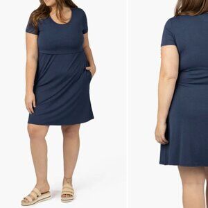 Kindred Bravely Navy Nursing Dress